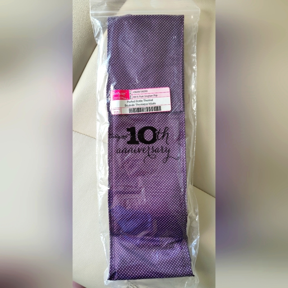 Thirty-one Perfect Bottle Thermal - Plum Gingham Pop